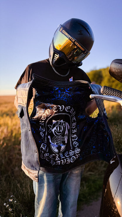 Denim Riding Vest