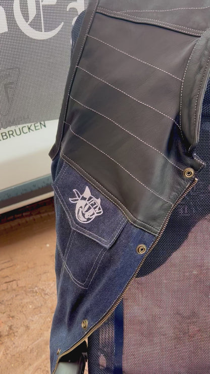 Denim Riding Vest
